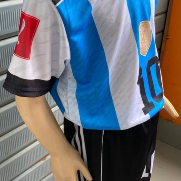 NEW MESSI #10 Team Argentina Uniform Jersey/Short Set Sizes Availables